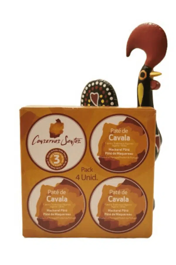 Conservas Santos - Pate de Cavala 4 pack | SaboresDePortugal.nl