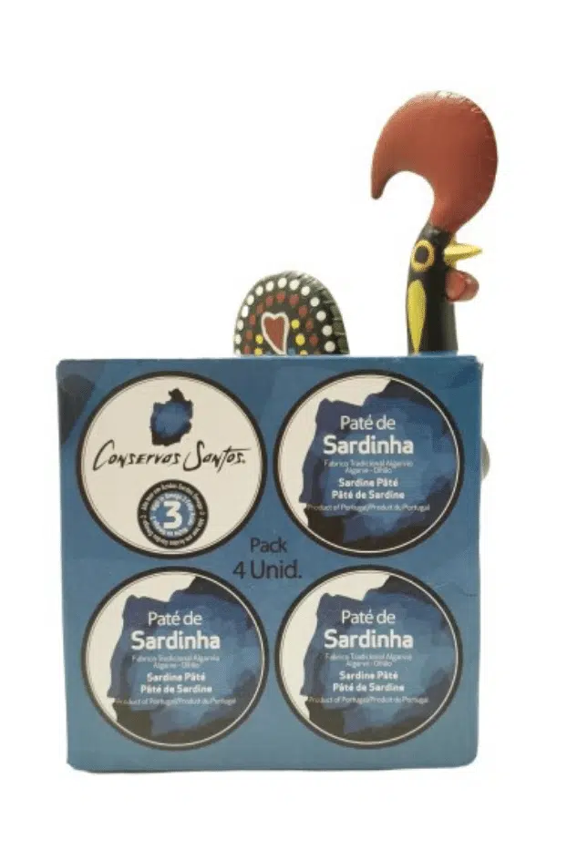 Conservas Santos - Pate de Sardinha 4 pack | SaboresDePortugal.nl