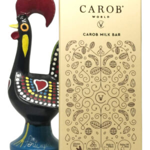 Carob World - Alfarroba e Leite Bar | Carobe en Melk Bar | 80gr | SaboresDePortugal.nl