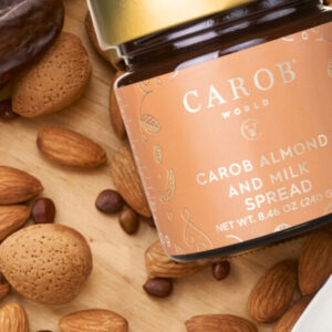 Carob World - Creme de Alfarroba e Leite Johannesbroodspread met Melk 240 gr | SaboresDePortugal.nl