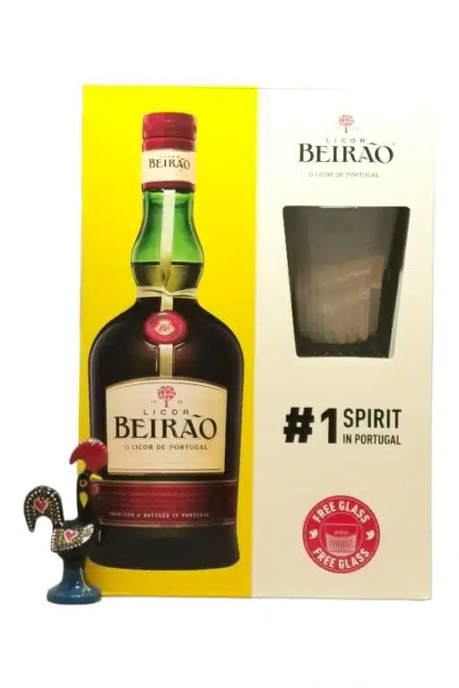 Licor Beirão Giftpack met glas | SaboresDePortugal.nl