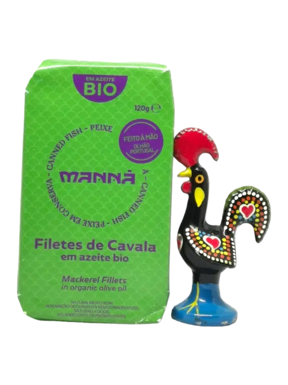 Manna - Filetes de Cavala em Azeite Bio | SaboresDePortugal.nl